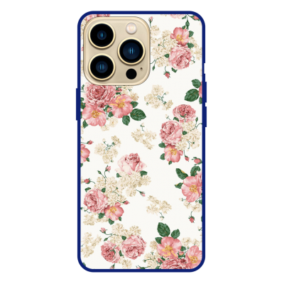 Husa IPhone 14 Pro Max, Protectie AntiShock, Flowers